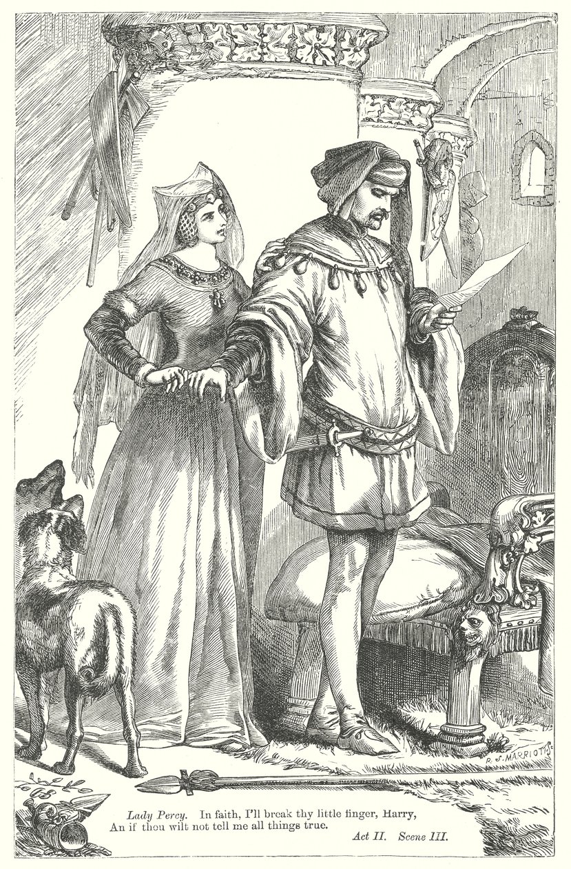 IV. Henrik király I. rész (metszet) alkotó: Henry Courtney (after) Selous