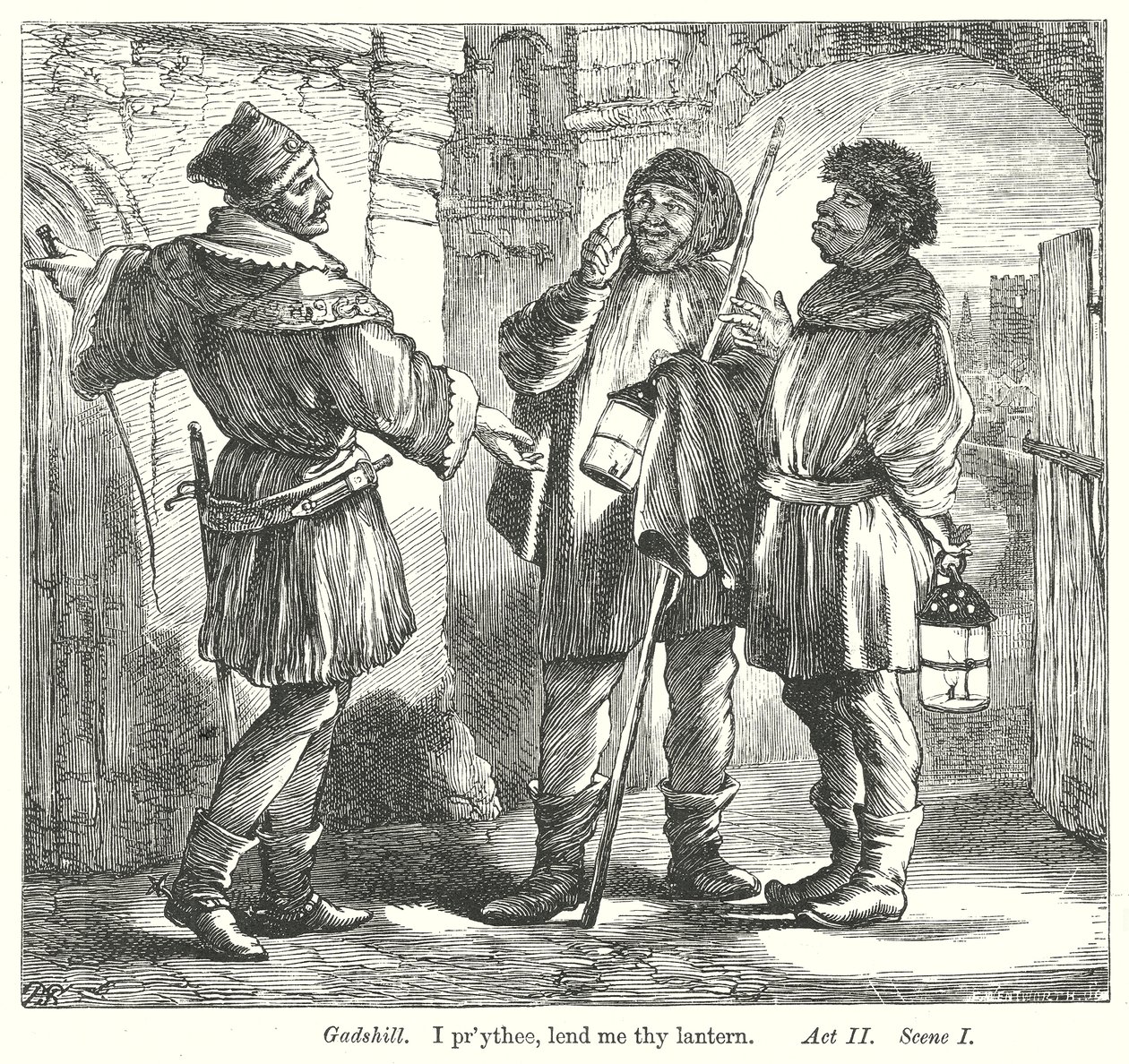 IV. Henrik király I. rész (metszet) alkotó: Henry Courtney (after) Selous