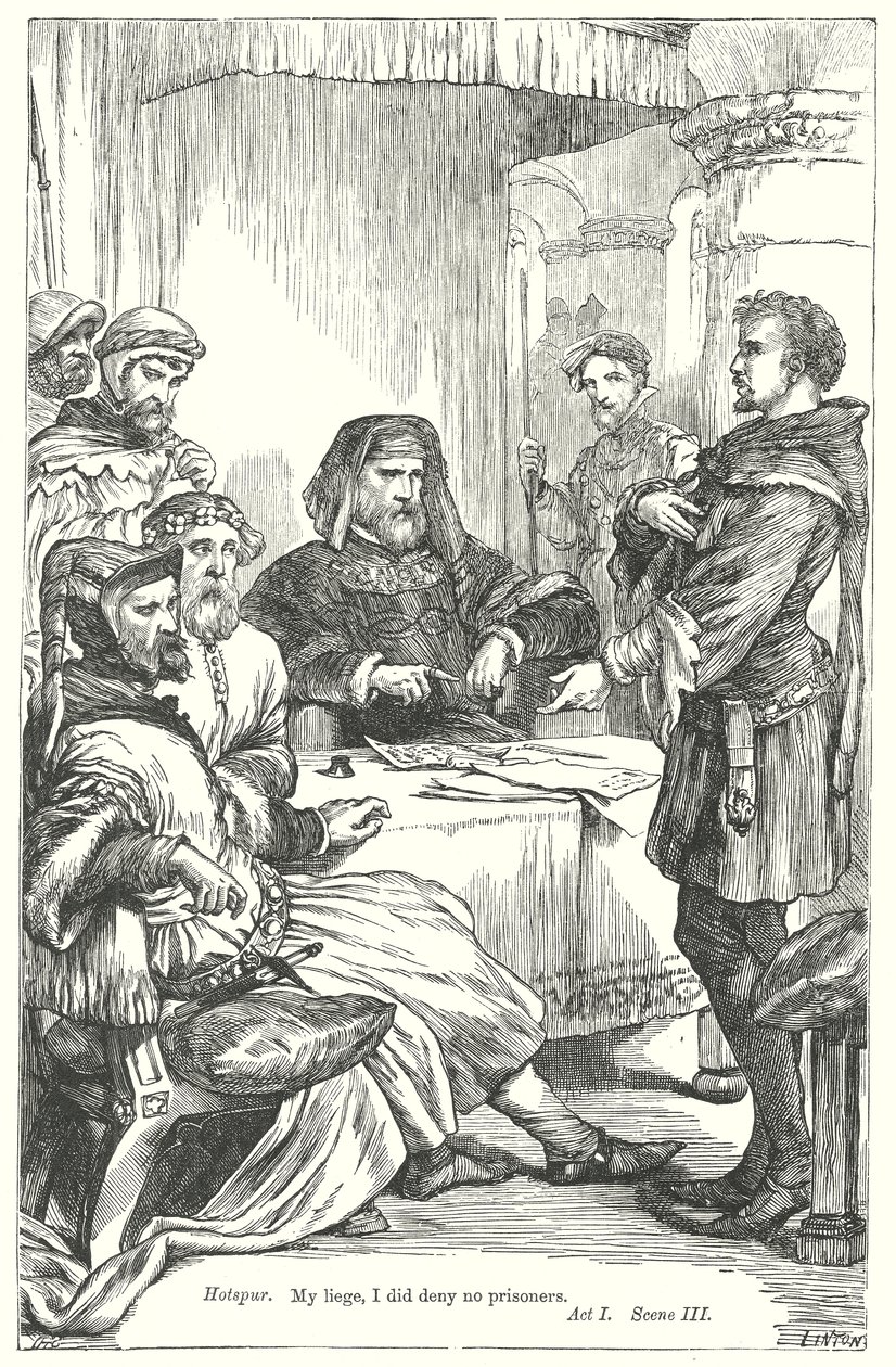 IV. Henrik király I. rész (metszet) alkotó: Henry Courtney (after) Selous