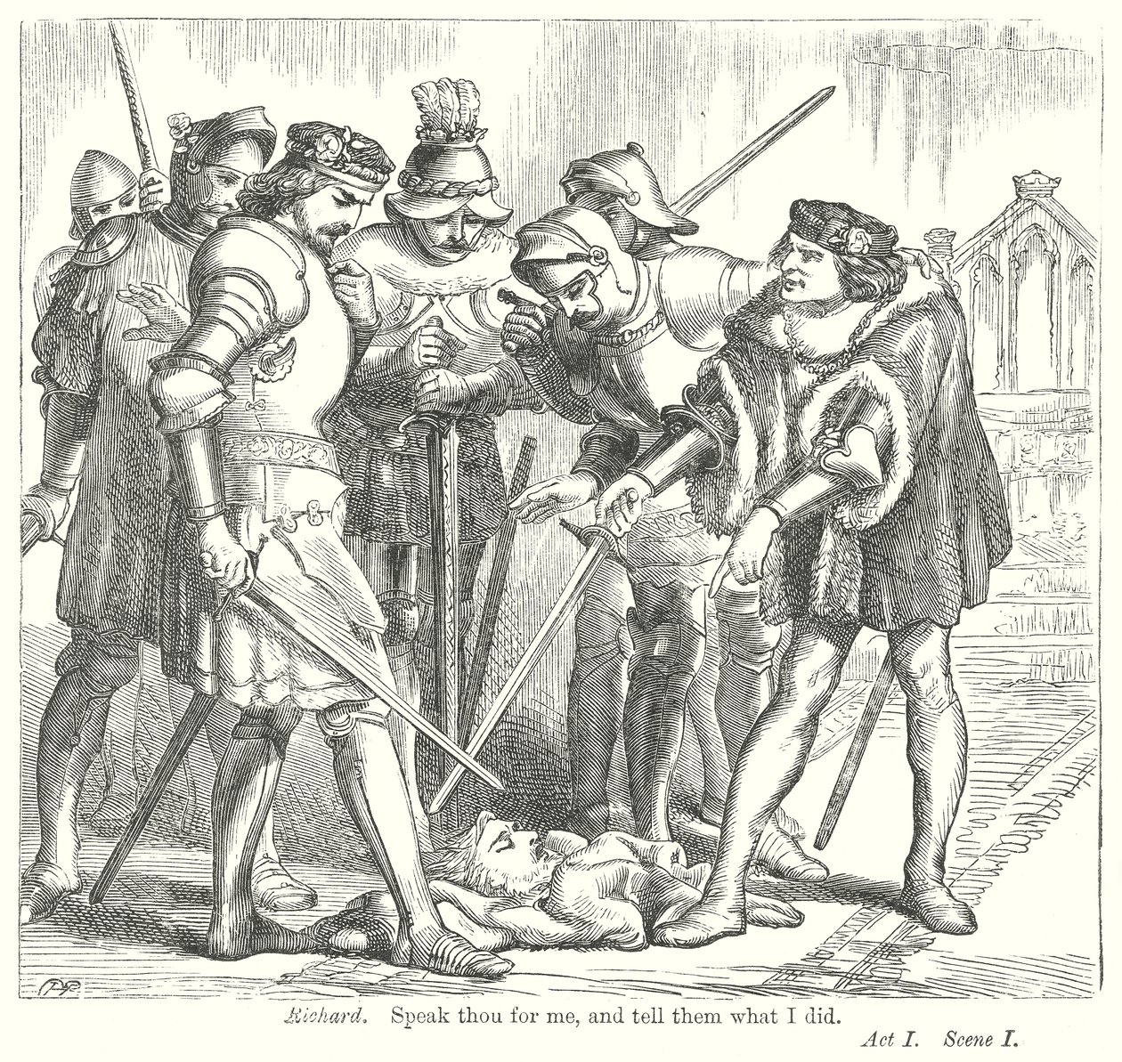VI. Henrik király III. rész (metszet) alkotó: Henry Courtney (after) Selous