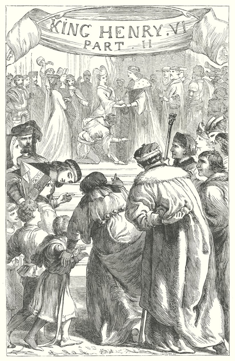 VI. Henrik király II. rész (metszet) alkotó: Henry Courtney (after) Selous