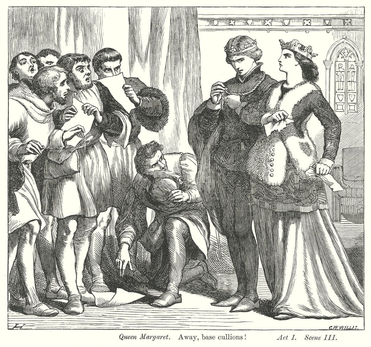 VI. Henrik király II. rész (metszet) alkotó: Henry Courtney (after) Selous