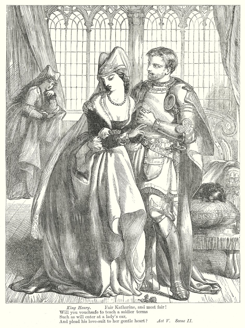 V. Henrik király (metszet) alkotó: Henry Courtney (after) Selous