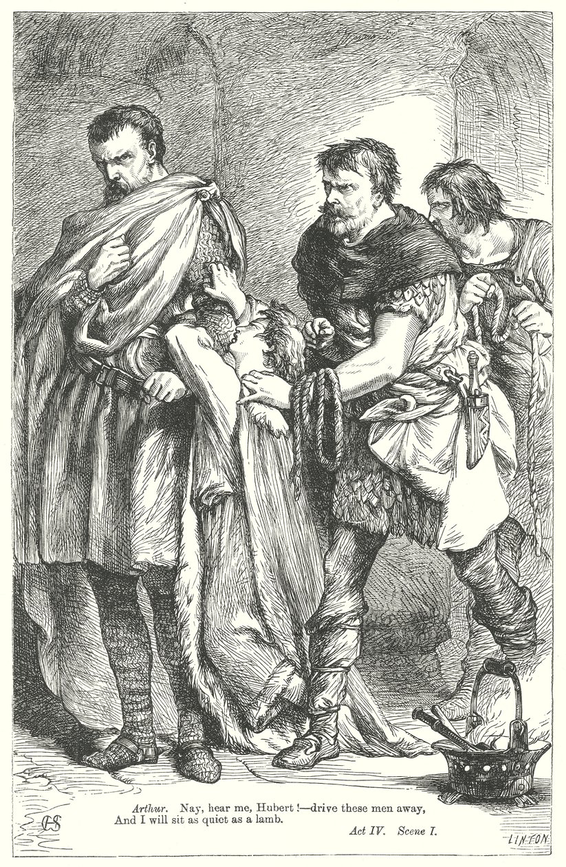 János király (metszet) alkotó: Henry Courtney (after) Selous
