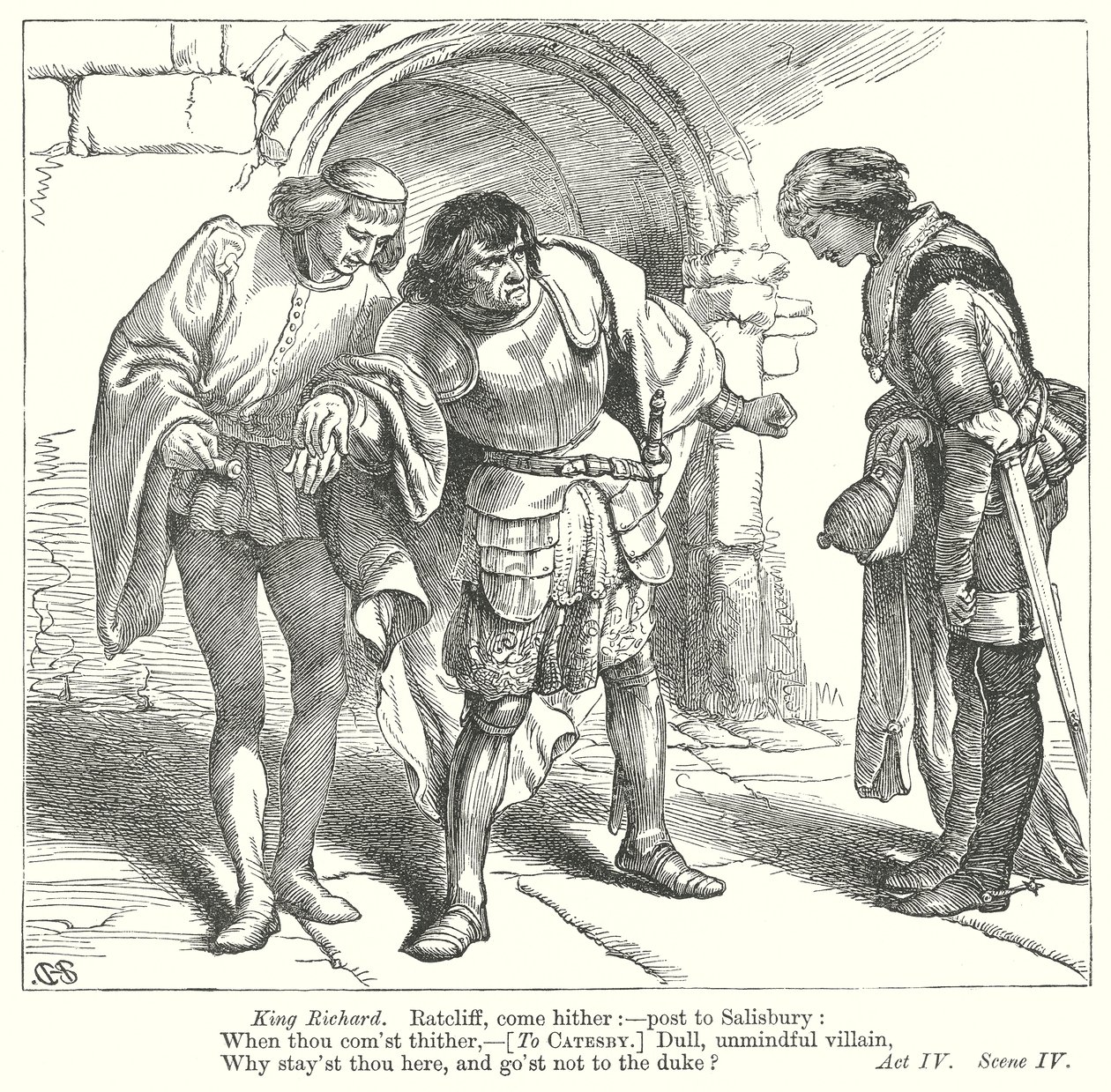 III. Richárd király (metszet) alkotó: Henry Courtney (after) Selous