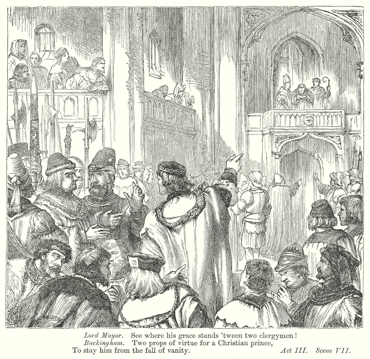 III. Richárd király (metszet) alkotó: Henry Courtney (after) Selous