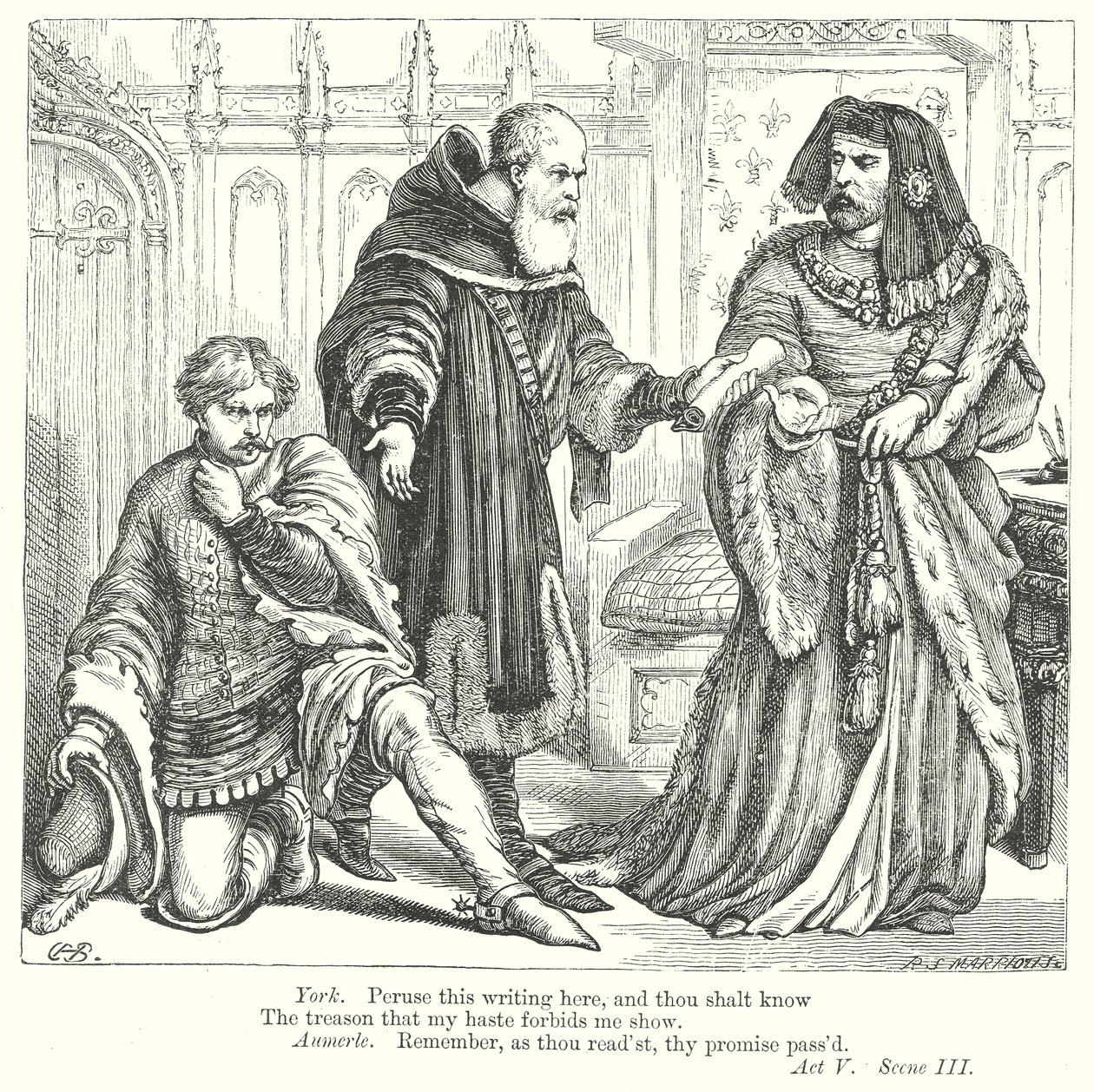 II. Richárd király (metszet) alkotó: Henry Courtney (after) Selous