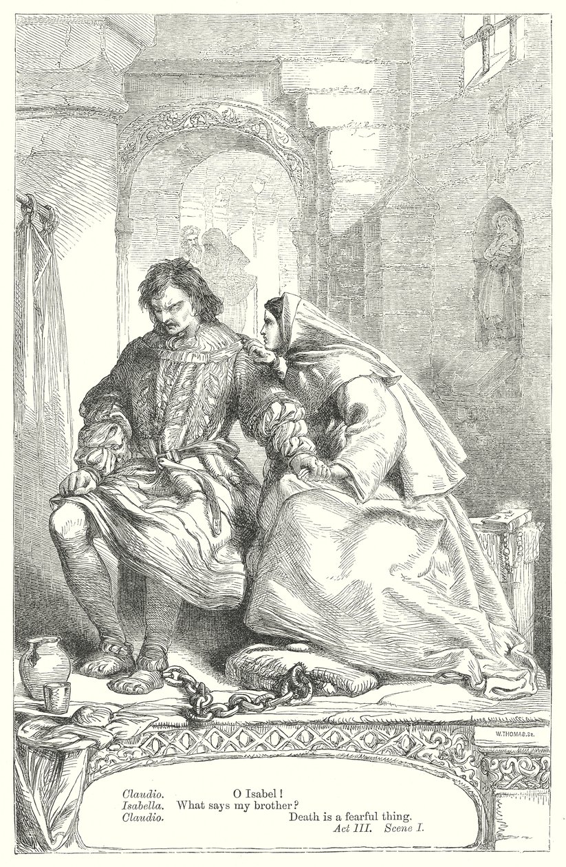 Measure for Measure (metszet) alkotó: Henry Courtney (after) Selous