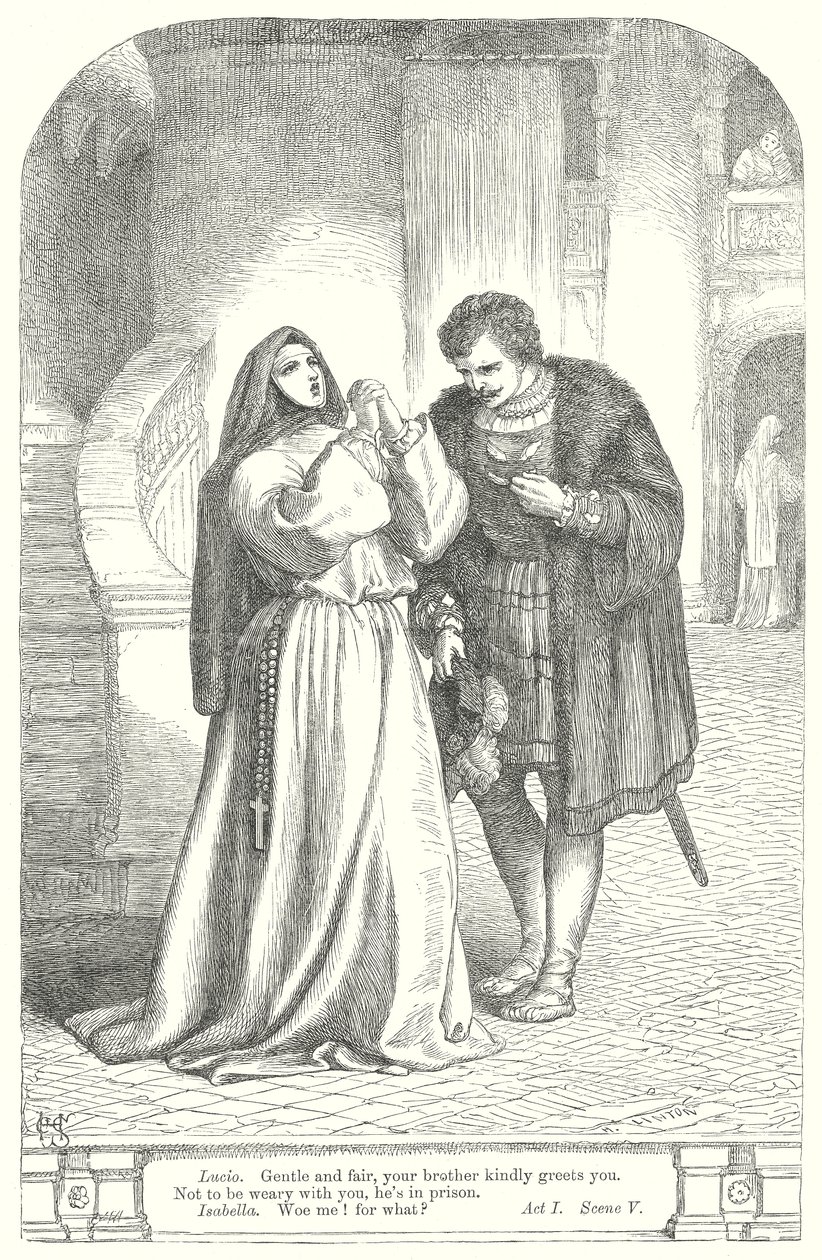 Measure for Measure (metszet) alkotó: Henry Courtney (after) Selous