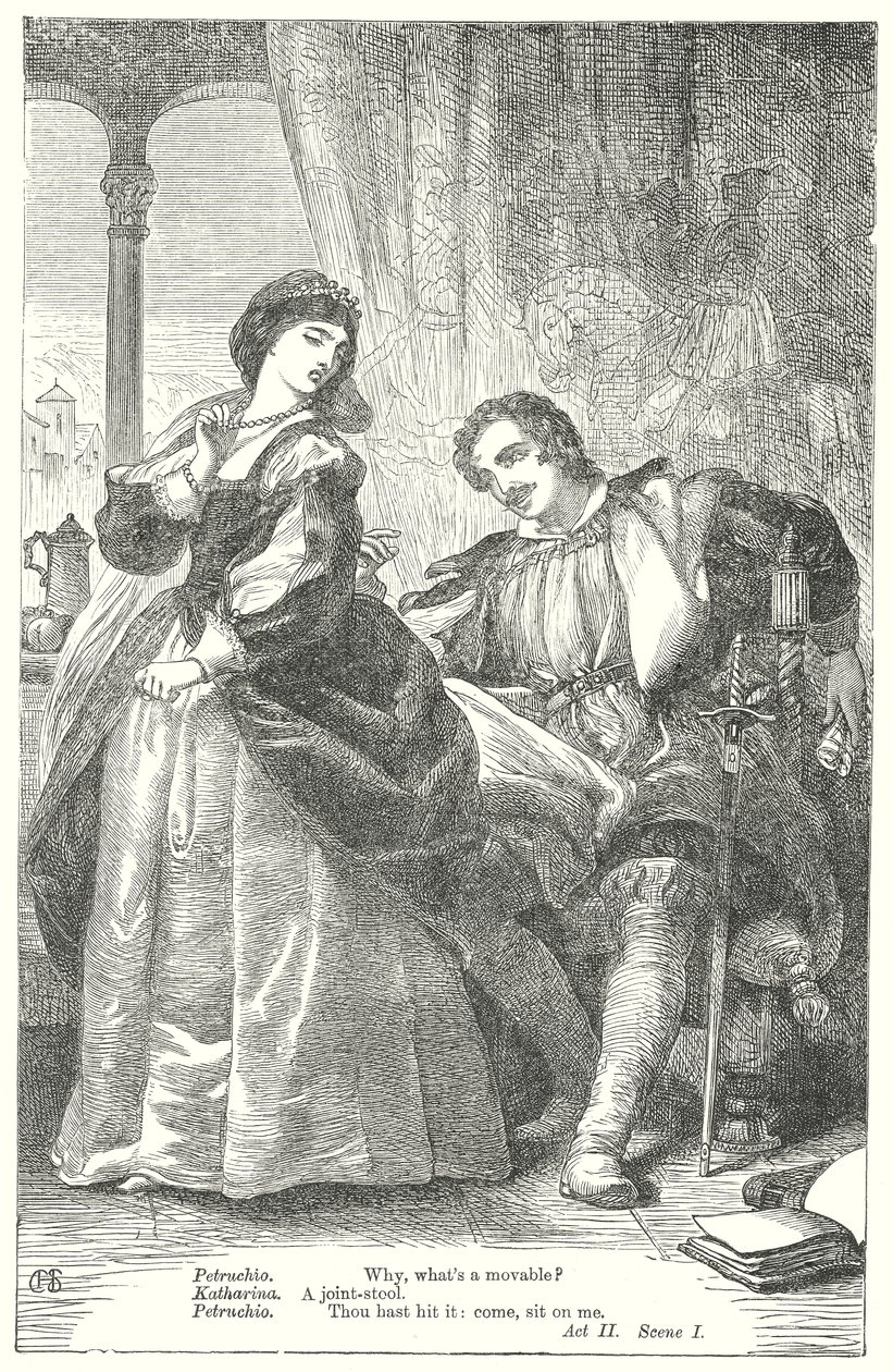 A cickány megzabolázása (metszet) alkotó: Henry Courtney (after) Selous