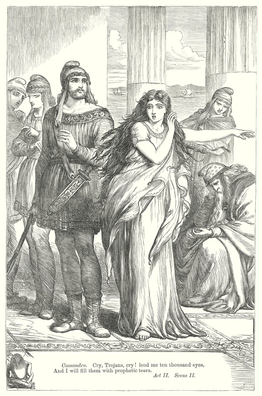 Troilus és Cressida (metszet) alkotó: Henry Courtney (after) Selous