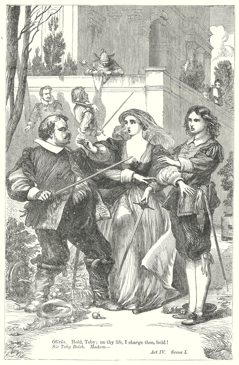 Tizenkettedik éjszaka (metszet) alkotó: Henry Courtney (after) Selous