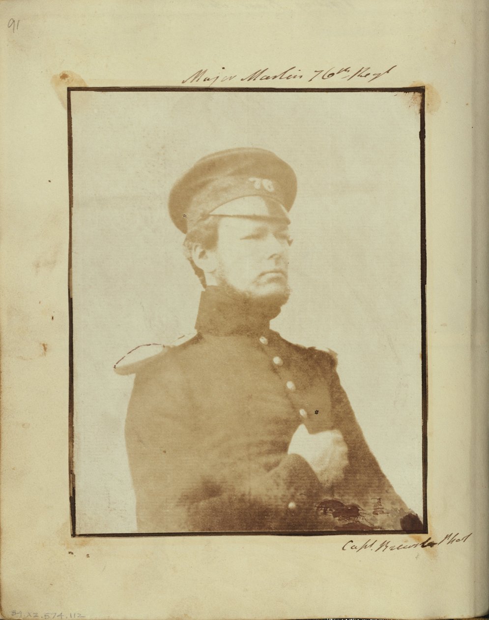 Martin őrnagy alkotó: Henry Craigie Brewster