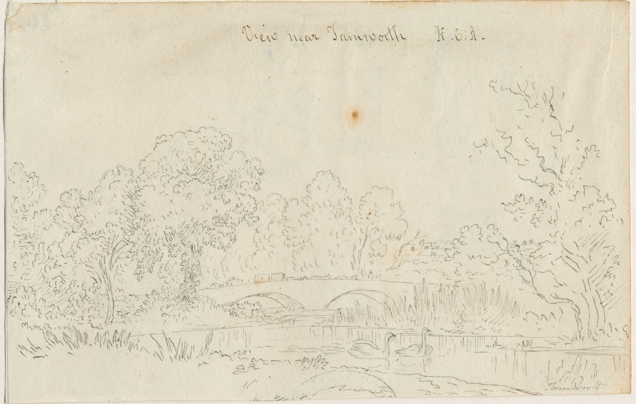 Tamworth – Bridge: tollrajz, nd [1788-1855] alkotó: Henry Curzon Allport