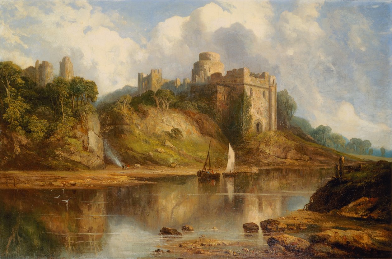 Pembroke kastély (olaj, vászon) alkotó: Henry Dawson