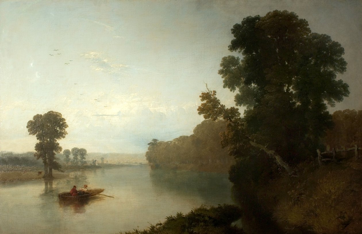 A Trent folyó Wilfordban alkotó: Henry Dawson
