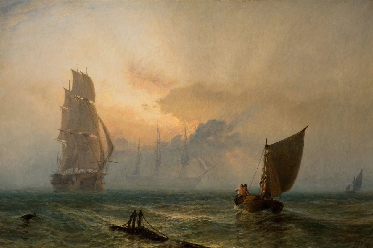 Anglia fafalai, 1856. alkotó: Henry Dawson