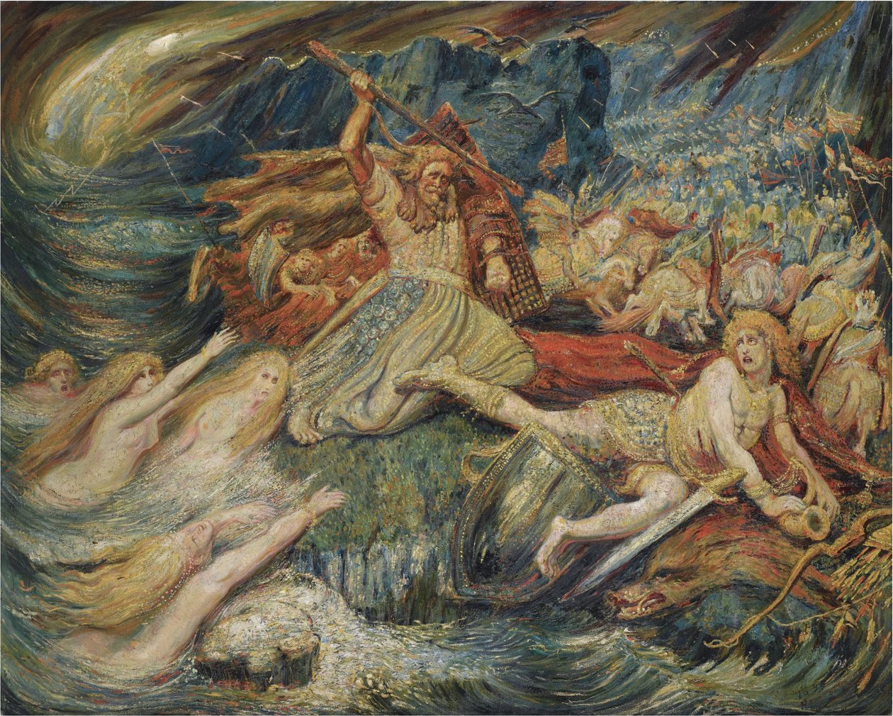 Siegfried halála, 1899 alkotó: Henry De Groux