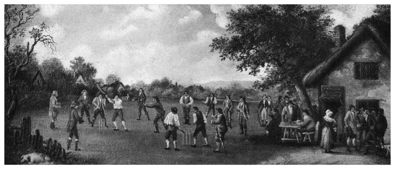 Vidéki krikettmérkőzés, 1912. századi XIX. alkotó: Henry Dixon