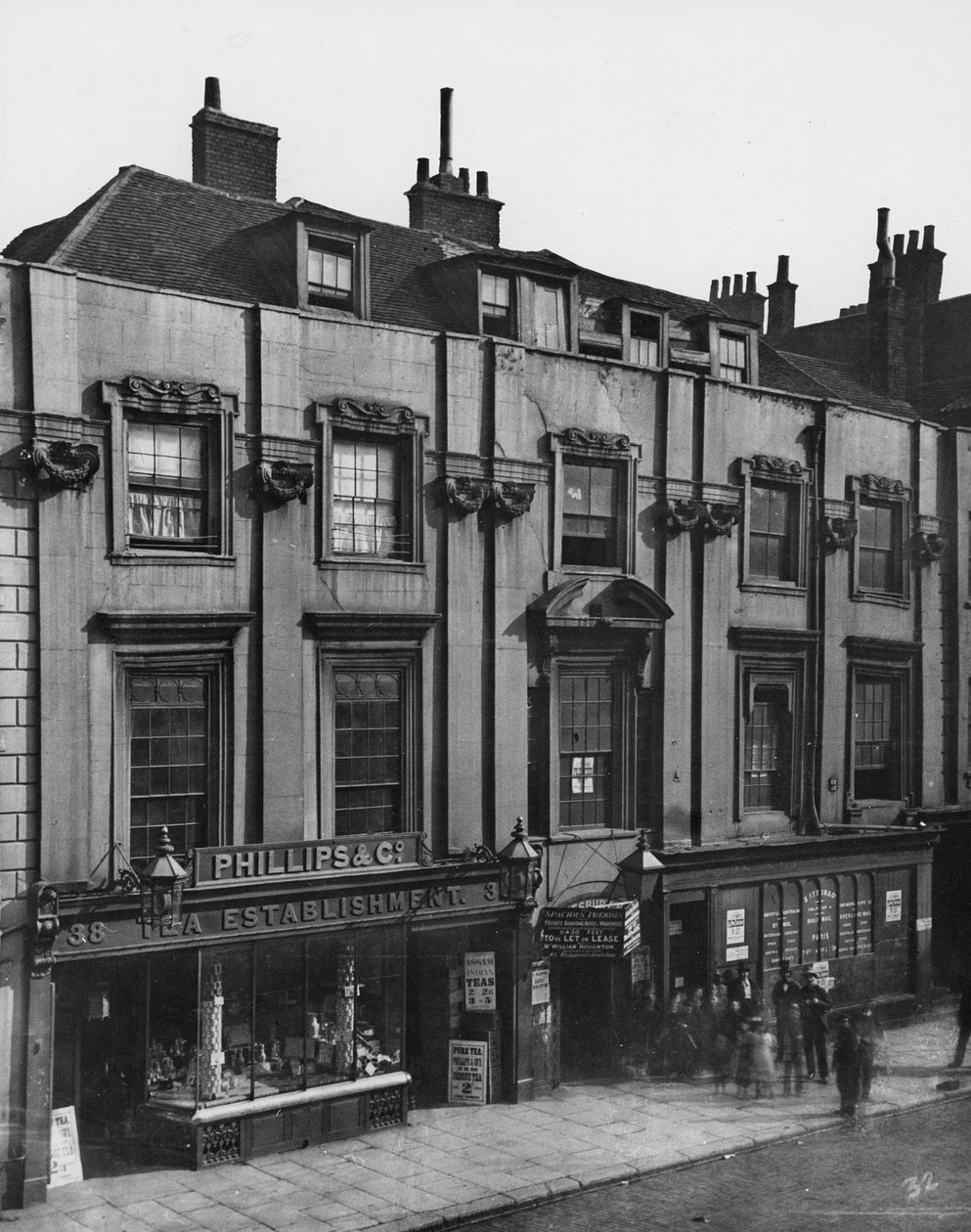 Shaftesbury House, Aldersgate Street, 1880 körül alkotó: Henry Dixon