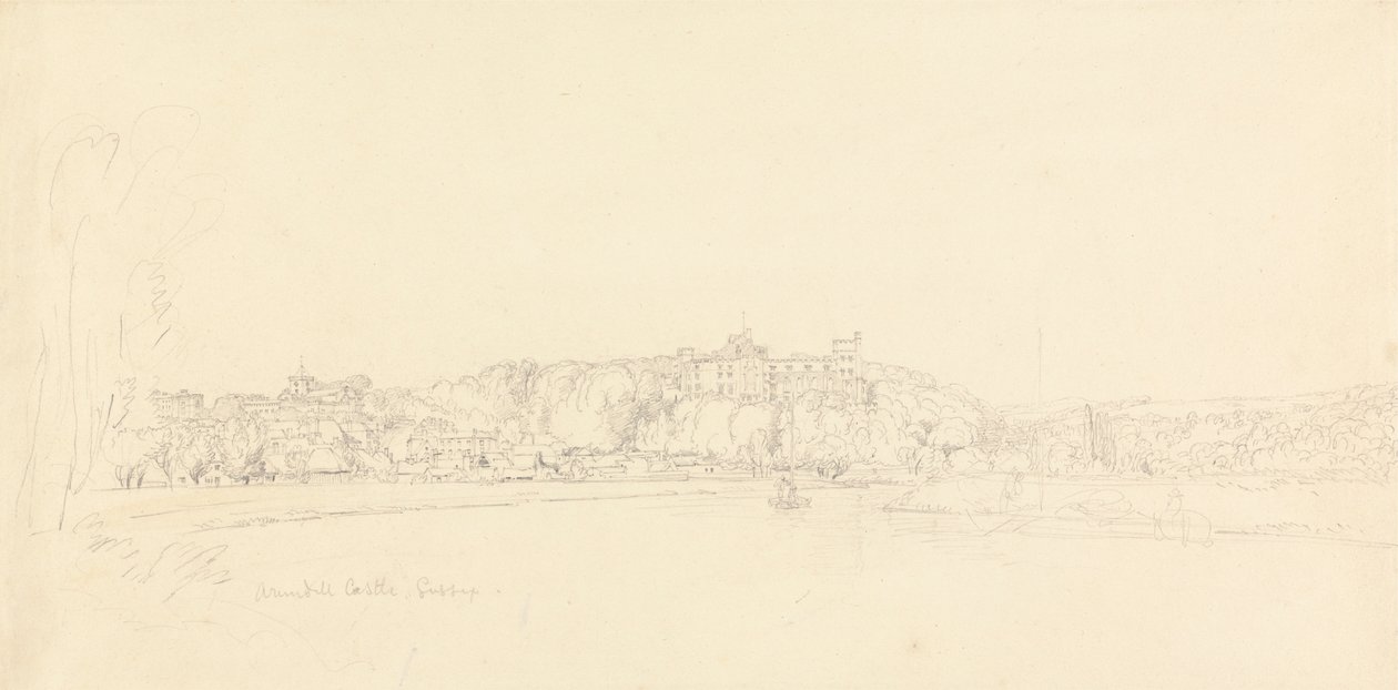 Arundel kastély, Sussex alkotó: Henry Edridge