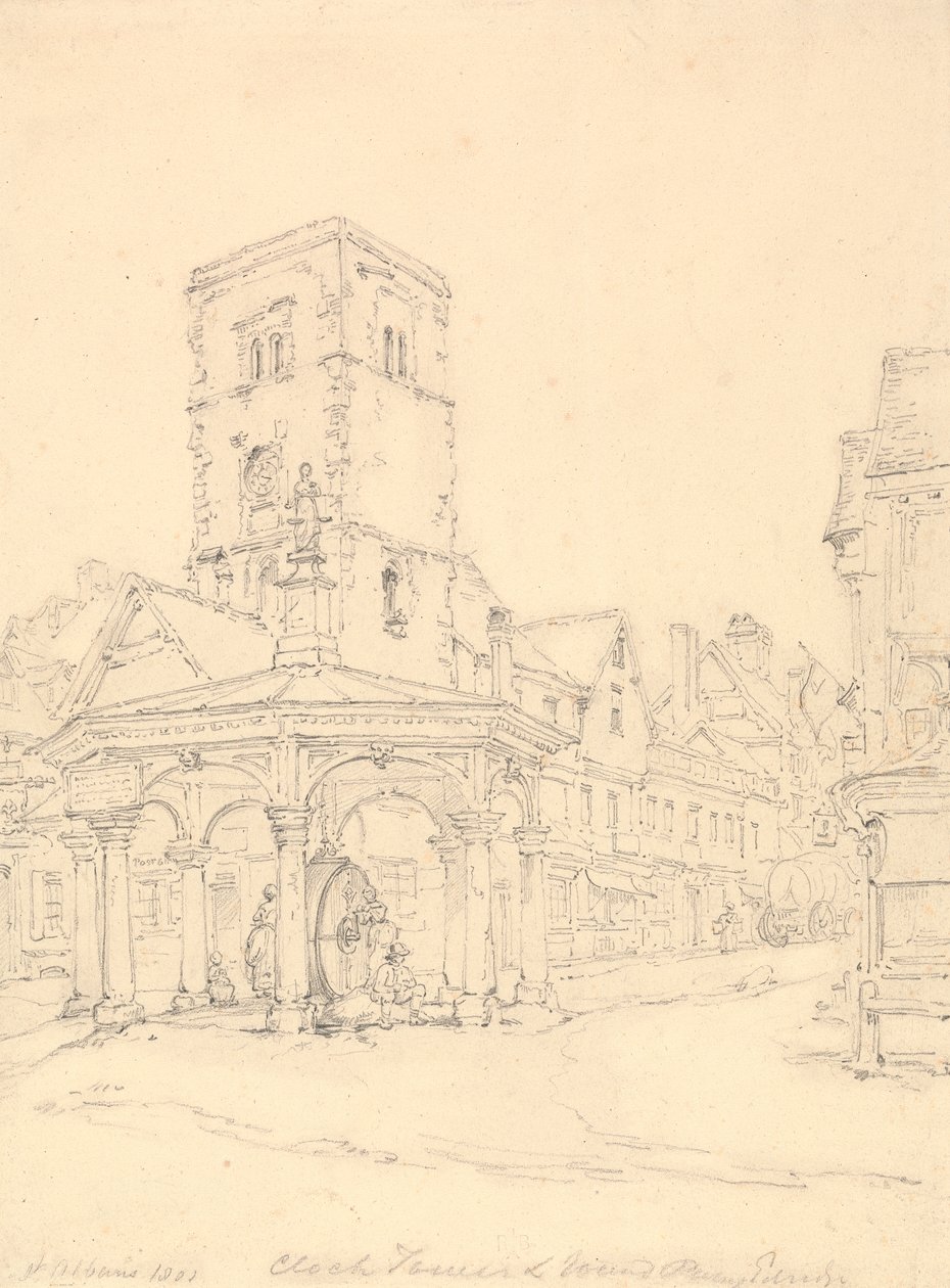 Óratorony, St. Alban apátság alkotó: Henry Edridge