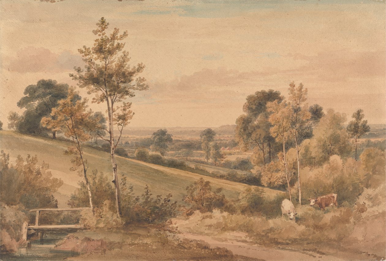 Little Bushey, Hertfordshire alkotó: Henry Edridge