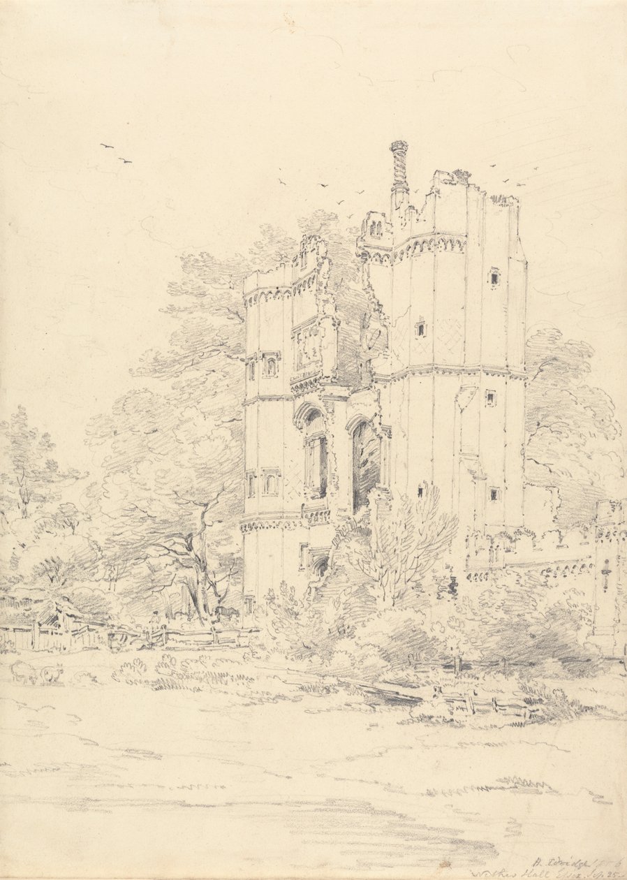 Nether Hall, Essex alkotó: Henry Edridge