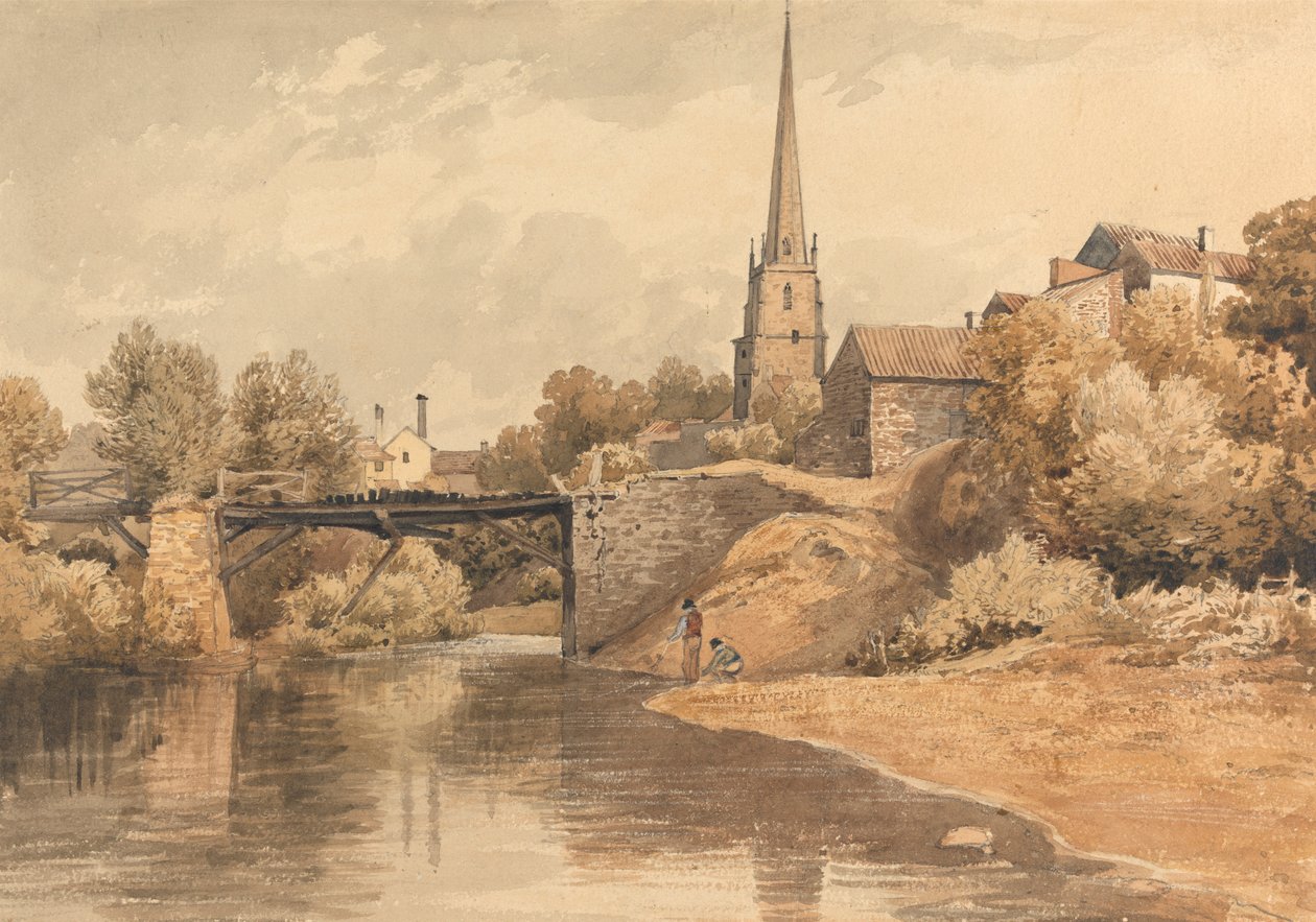 A Monnow, Monmouth alkotó: Henry Edridge