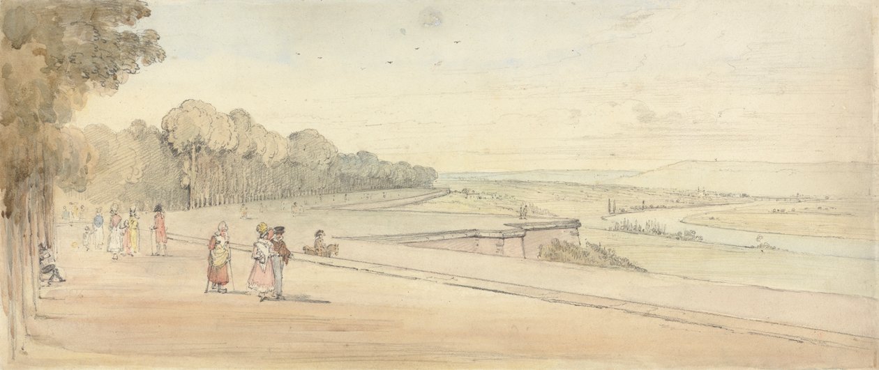 Terasz St. Germain-en-Laye-ban alkotó: Henry Edridge