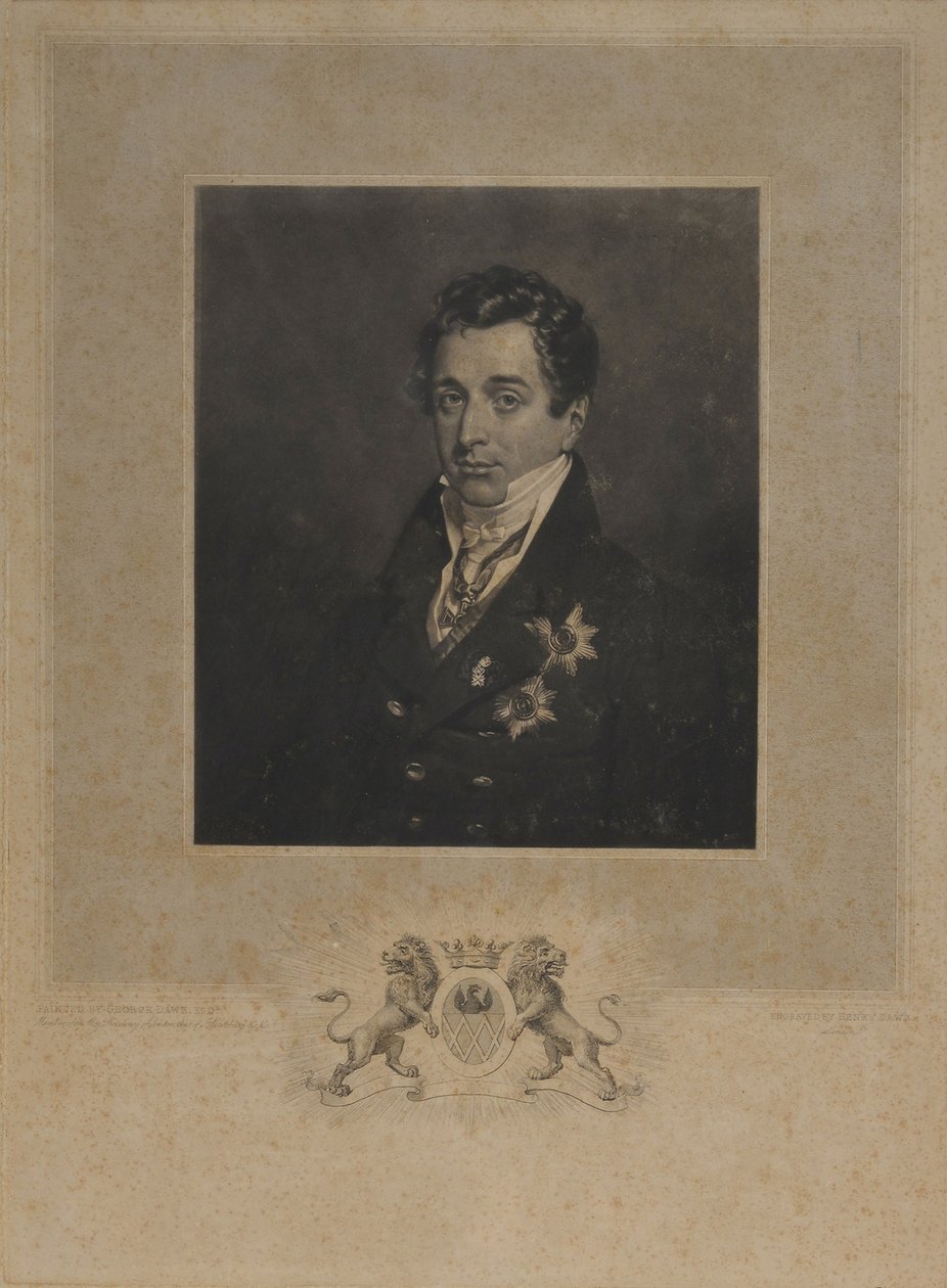 Kirill Alekszandrovics Nariskin portréja 1786-1838 alkotó: Henry Edward Dawe