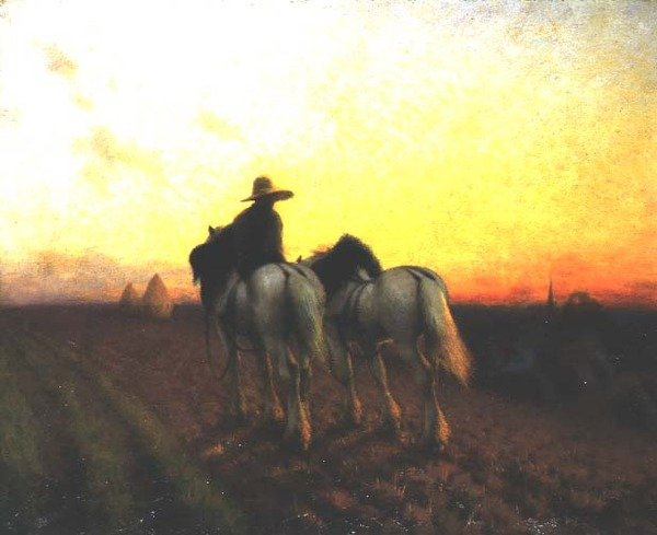 Visszatérés napnyugtakor alkotó: Henry Edward Detmold