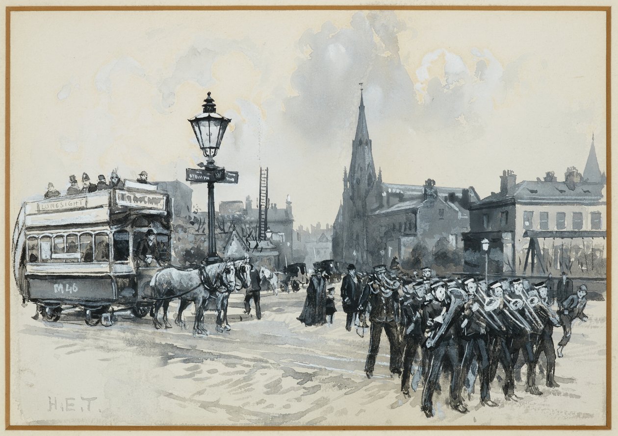 Ardwick Green és Metodista Szabadtemplom alkotó: Henry Edward Tidmarsh