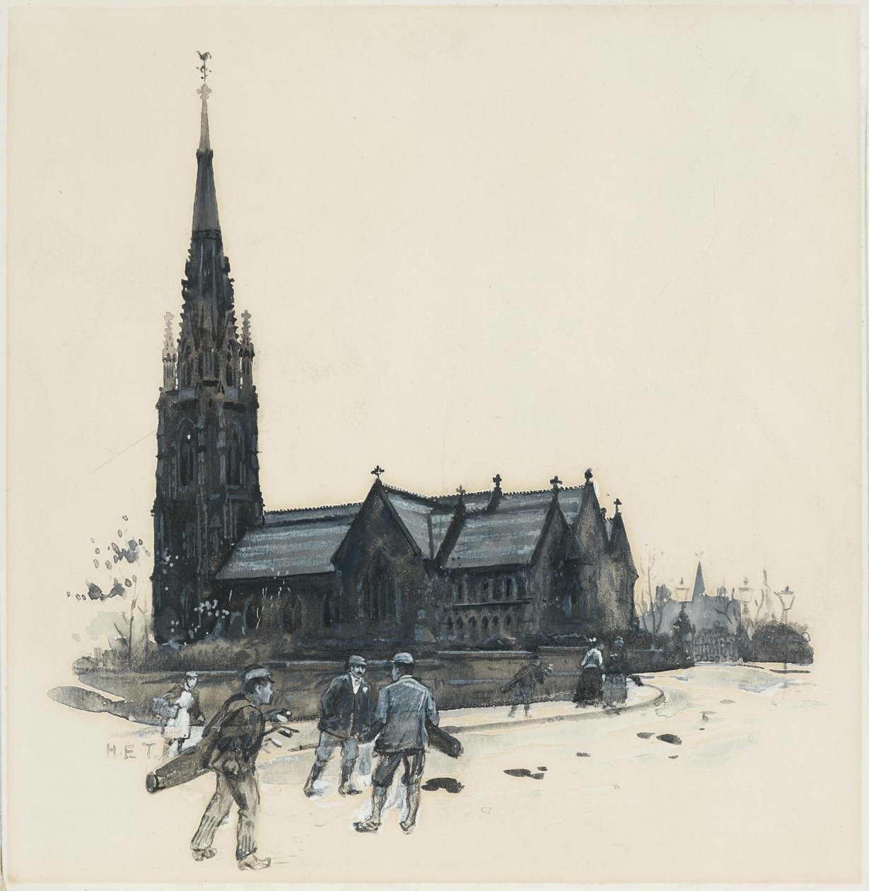Broughton Park gyülekezeti kápolna alkotó: Henry Edward Tidmarsh