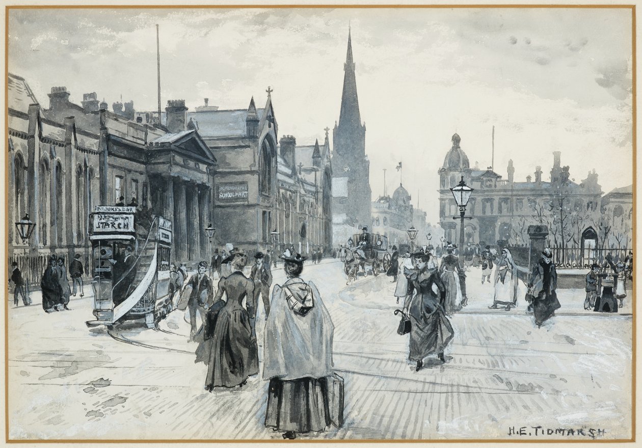 Chorlton Városháza, Művészeti Iskola, Cavendish Street Chapel alkotó: Henry Edward Tidmarsh