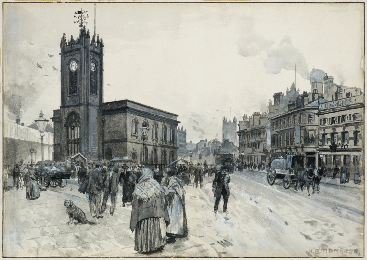 Szentháromság templom, Salford alkotó: Henry Edward Tidmarsh