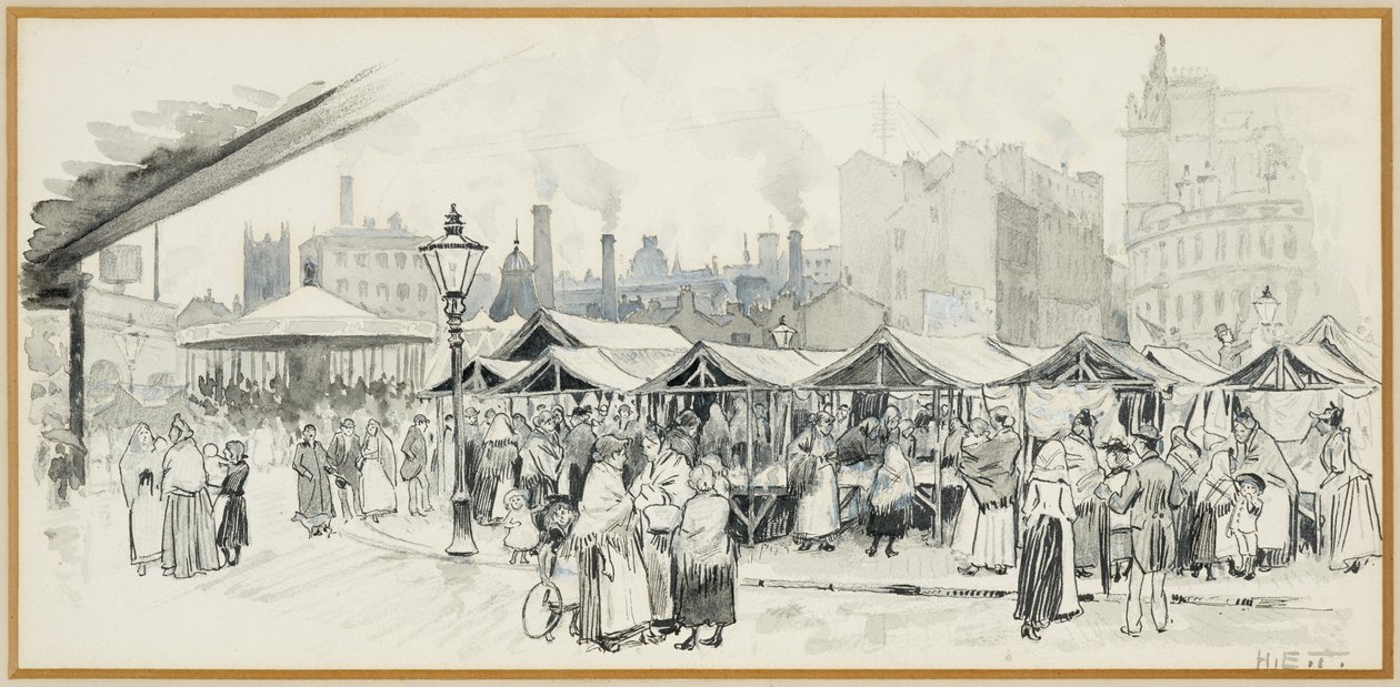 Flat Iron Market, Salford alkotó: Henry Edward Tidmarsh