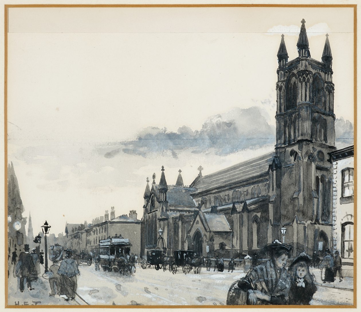 Szentháromság templom, Stretford Road alkotó: Henry Edward Tidmarsh