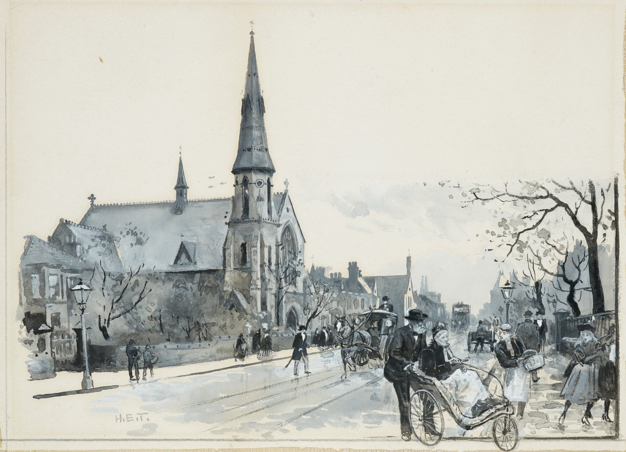 Hosszúlátó Wesley-kápolna alkotó: Henry Edward Tidmarsh