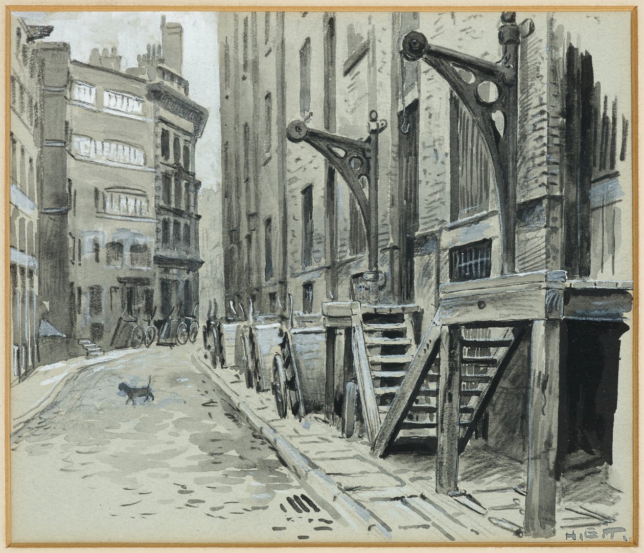 Szombat délután a városban alkotó: Henry Edward Tidmarsh