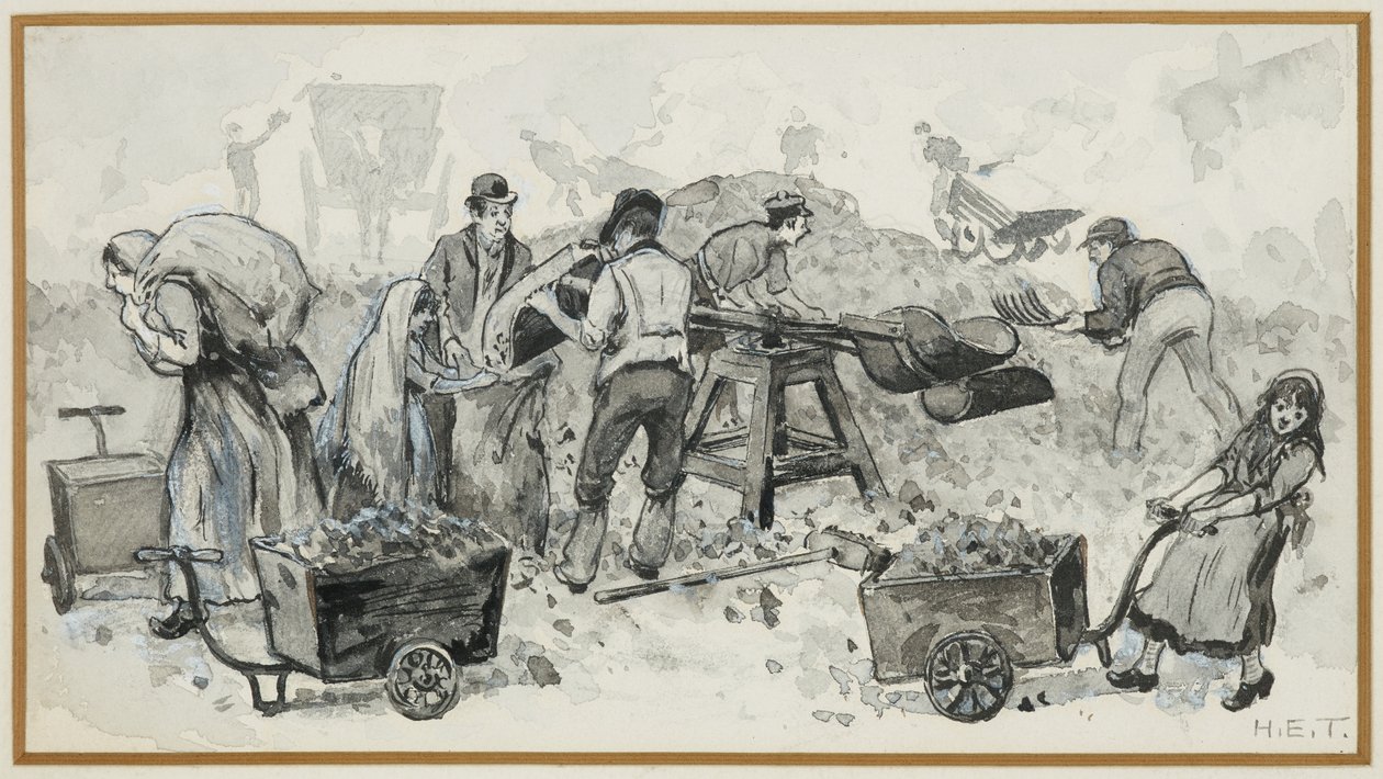 Selling Coke at the Gas Works alkotó: Henry Edward Tidmarsh