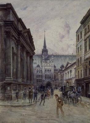 Szent Lőrinc zsidóság és a céhház alkotó: Henry Edward Tidmarsh