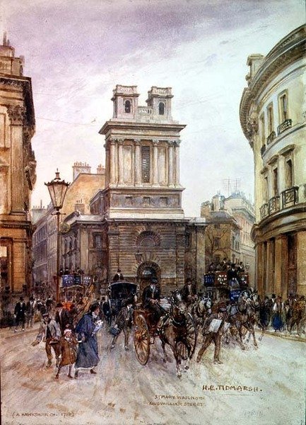 St. Mary Woolnoth: King William Street alkotó: Henry Edward Tidmarsh
