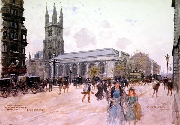 Szent Sír, Holborn alkotó: Henry Edward Tidmarsh