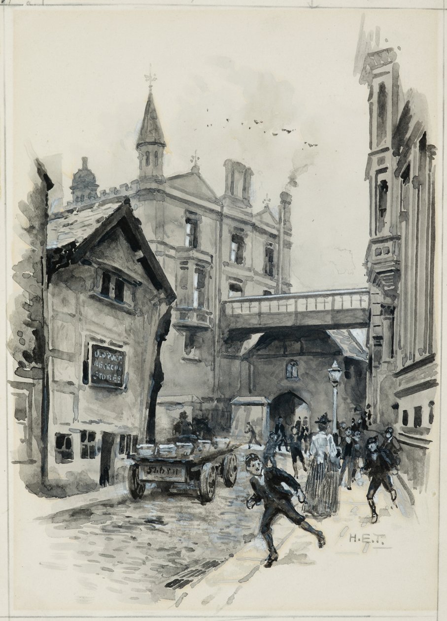A Gimnázium Főiskola átjárója alkotó: Henry Edward Tidmarsh