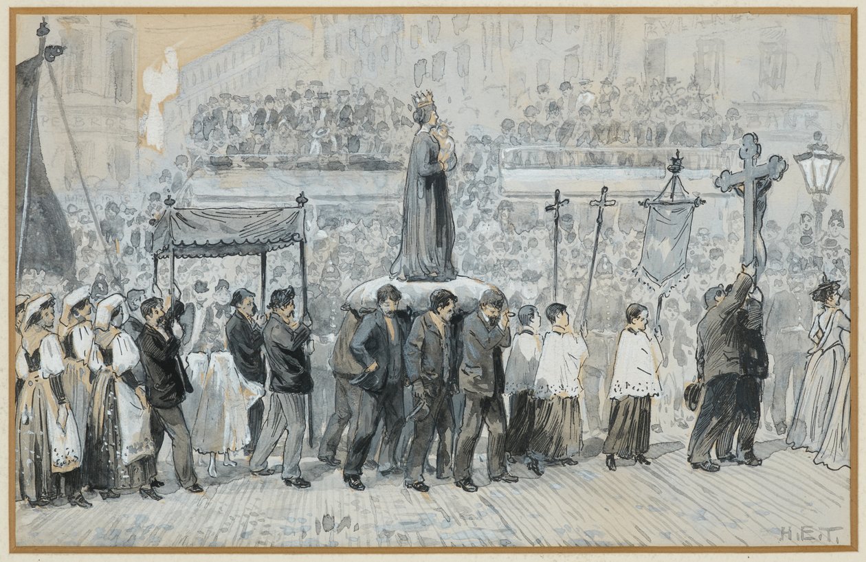 Pünkösdi körmenetek alkotó: Henry Edward Tidmarsh