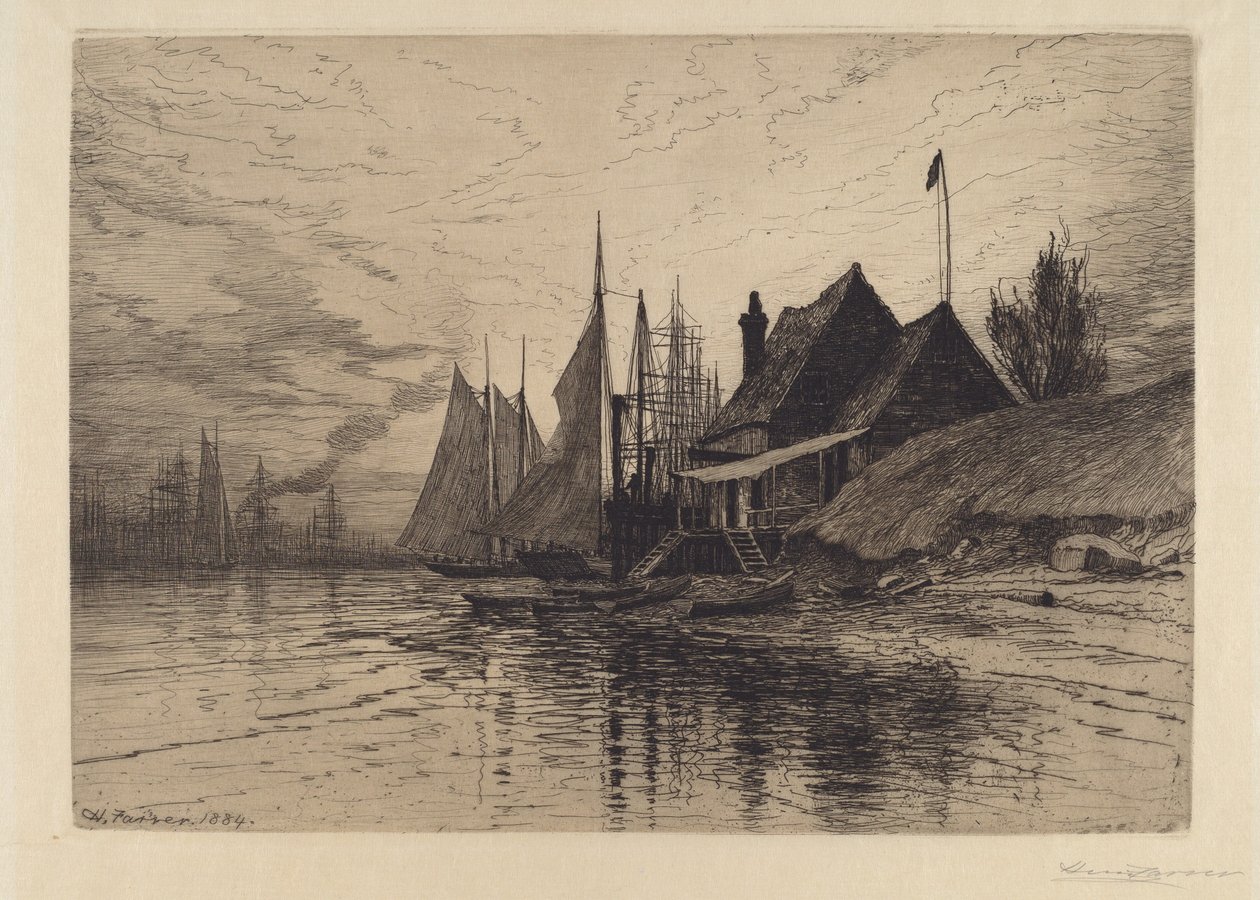 New York-i kikötő alkotó: Henry Farrer