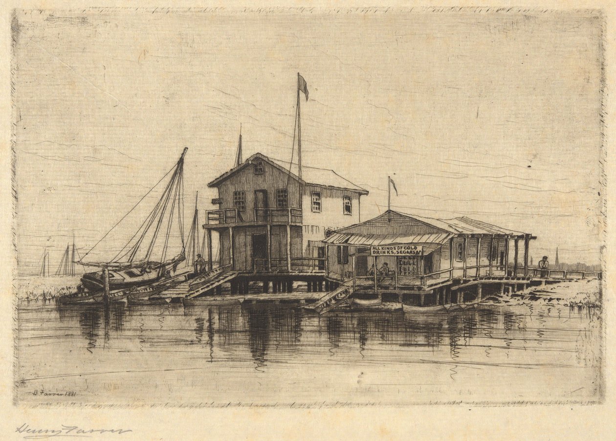 A pataknál, Long Island alkotó: Henry Farrer