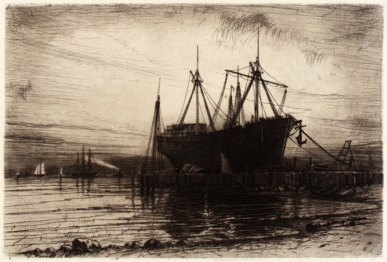 Naplemente, Gowanus Bay alkotó: Henry Farrer