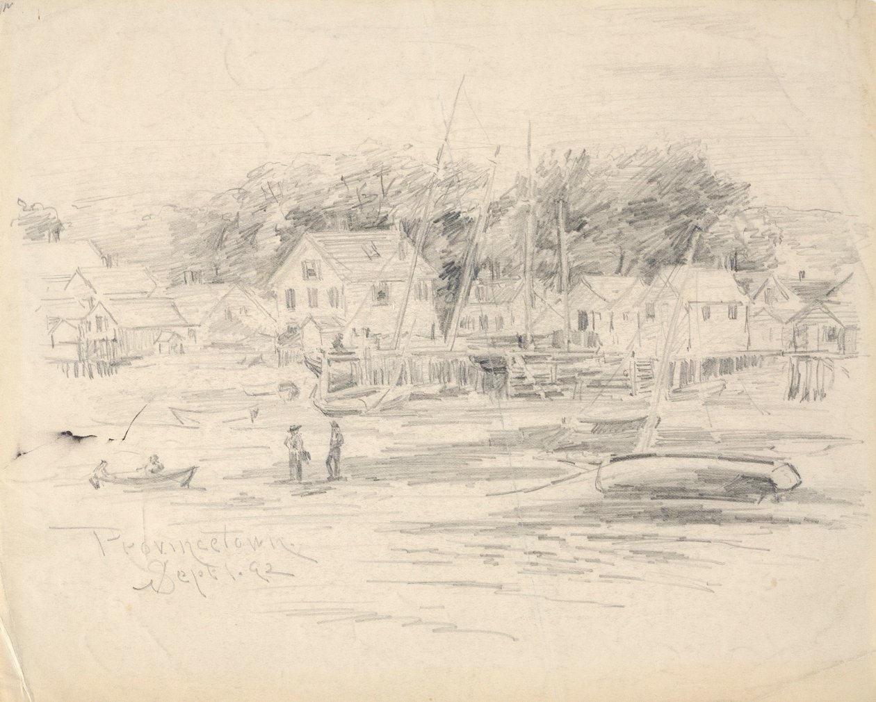 Provincetown kilátása alkotó: Henry Farrer